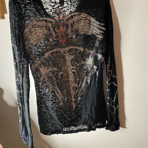 ✨LONG SLEEVE SHEER TOP✨ - Picture 7 of 8